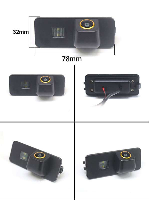 AHD 1080P Rear View Camera For VW Jetta MK6 Lupo T-Roc Rear License Plate Light