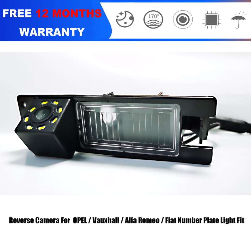 Rear View Camera For Opel Zafira B Vivaro MK2 Vectra C Tigra B HD