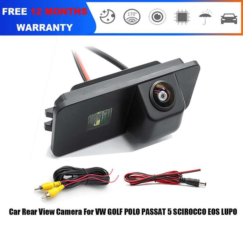 170° HD Rear View Camera For VW Scirocco MK3 Polo MK4 MK5 Phaeton