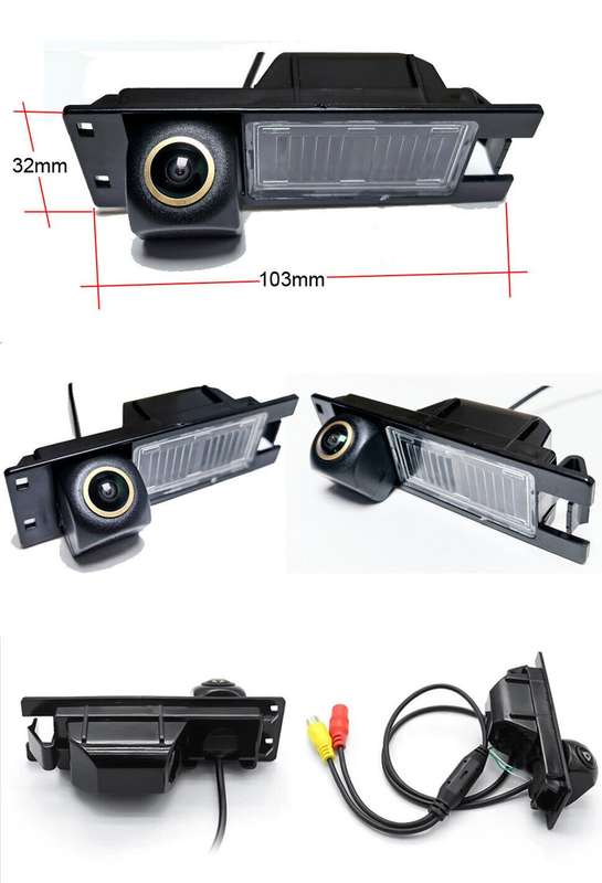 Reverse Camera For Vauxhall Insignia Corsa C D E Number Plate Light AHD 1080P