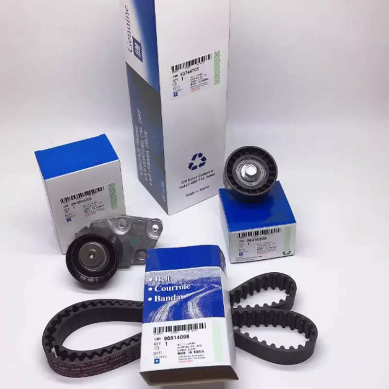 1Set Engine Timing Belt Kit Tensioner For Chevrolet Aveo Daewoo Lanos Kalos Buick Excelle 1.6 Pon...