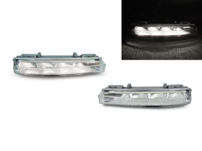 2pcs LED Fog Light Assembly for Mercedes-Benz C-Class C63 C260 C280 C300 W204 DRL Daytime Running...