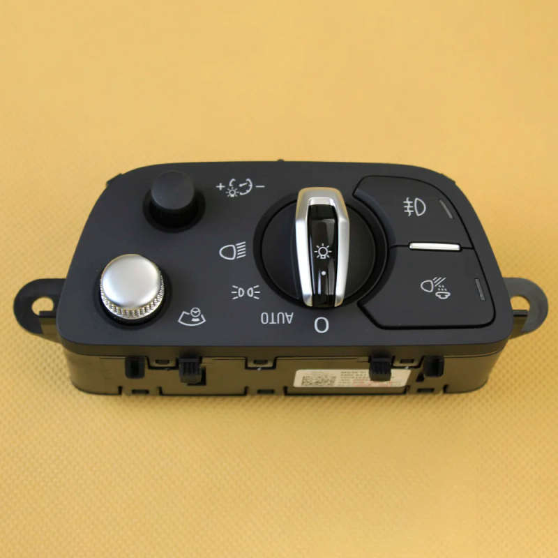 Headlight Headlamp Auto Control Head Light Multiple Switch Knob Head Up For AUDI A4 B9 S4 8W Q7 4...