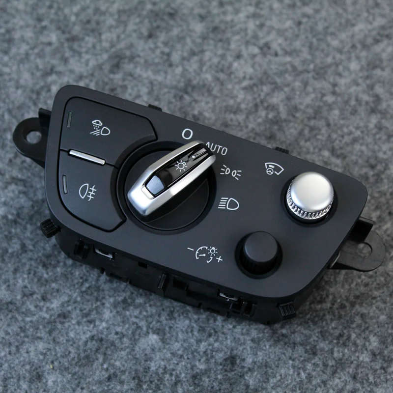 Headlight Headlamp Auto Control Head Light Multiple Switch Knob Head Up For AUDI A4 B9 S4 8W Q7 4...