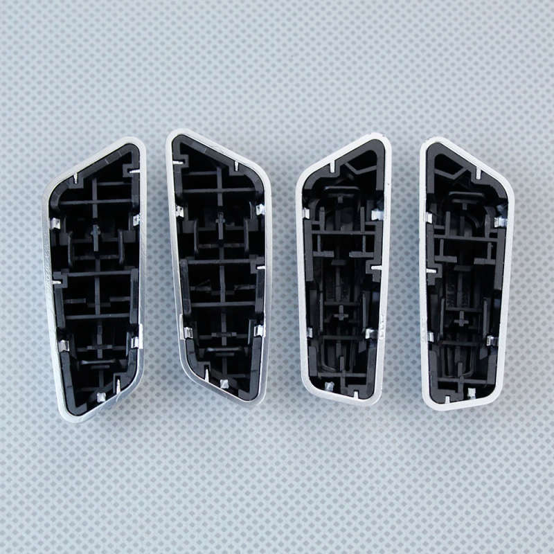 4pcs Seat Adjustable Knob Button Switch Matte Chrom for Audi Q3 2019 A3 2020 A6 C8 2019 A7 2019 Q...
