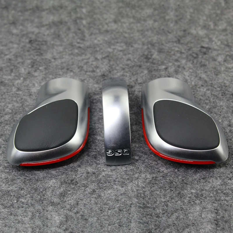 For VW Golf MK6 MK7 R GTI Passat B7 B8 CC R20 Jetta MK6 RED Modification Chrome Matte Gear Shift ...