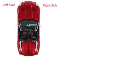 For Volvo S60 V60 2011 2012 2013 Left or Right Front LED Marker Turn Signal Indicator Light Lamp ...