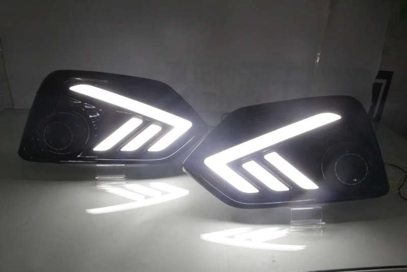 led drl daytime running light for Honda civic 10th with Dynamic moving yellow turn signal