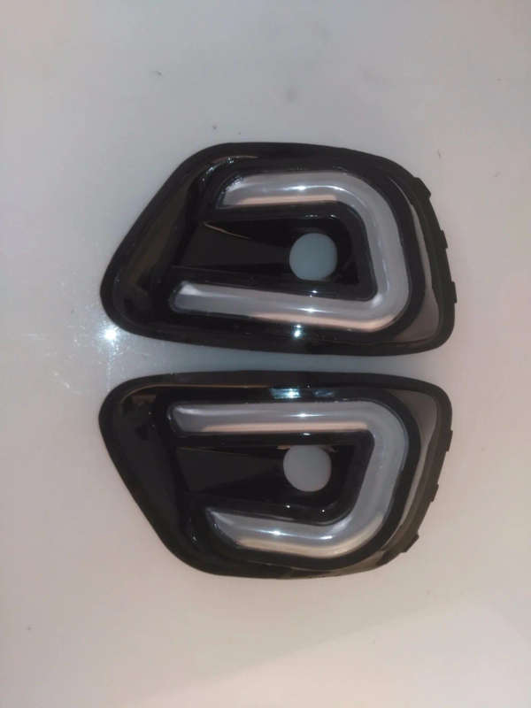 led drl daytime running light for Jeep Compass 2013-2015 with yellow turn signal and wireless con...