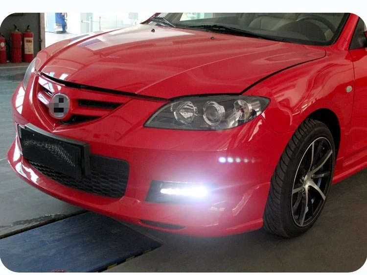 led drl daytime running light for Mazda 3 2007-2012