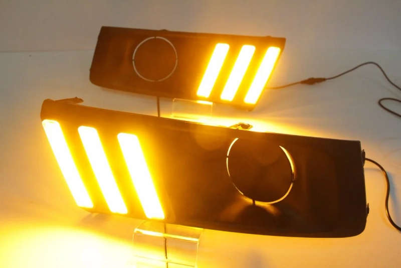 led drl daytime running light for Suzuki vitara 2015-2017 with yellow turn signal,dimmer function...
