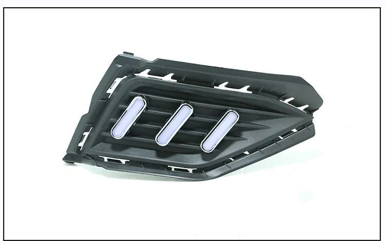 led drl daytime running light for Volkswagen 2017-2018 with Dynamic moving yellow turn signal and...