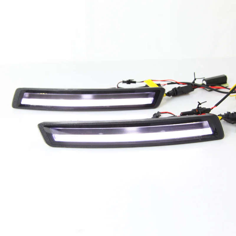 led drl daytime running light for Volkswagen Beetle 2006-2010 with yellow turn signals
