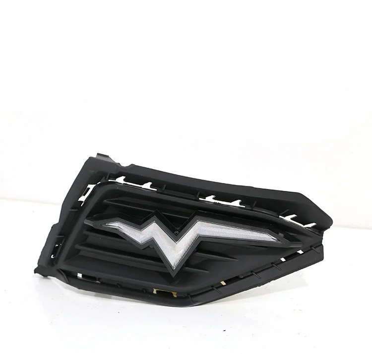 led drl daytime running light for Volkswagen with Dynamic moving yellow turn signal and blue nigh...