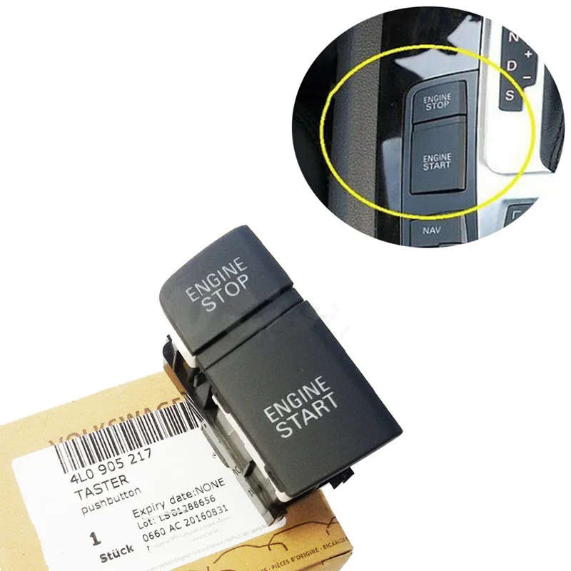 For Audi Q7 4L 2006 -2010 Start Stop Engine Switch Button Black Genuine