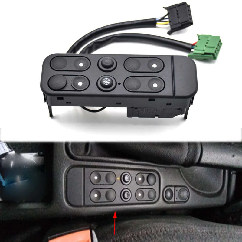 For Opel Vectra 1988-1995 Power Window Control Switch Window Lifter Switch Button 90312109 124060...