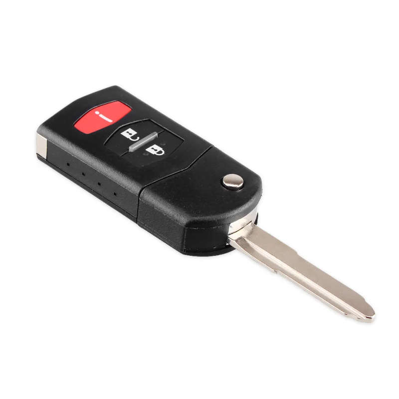 2 +1 3 Button Flip Folding Remote Key Shell Car Case Fob Cover For Mazda 3 5 6 CX5 CX7 CX9 RX8