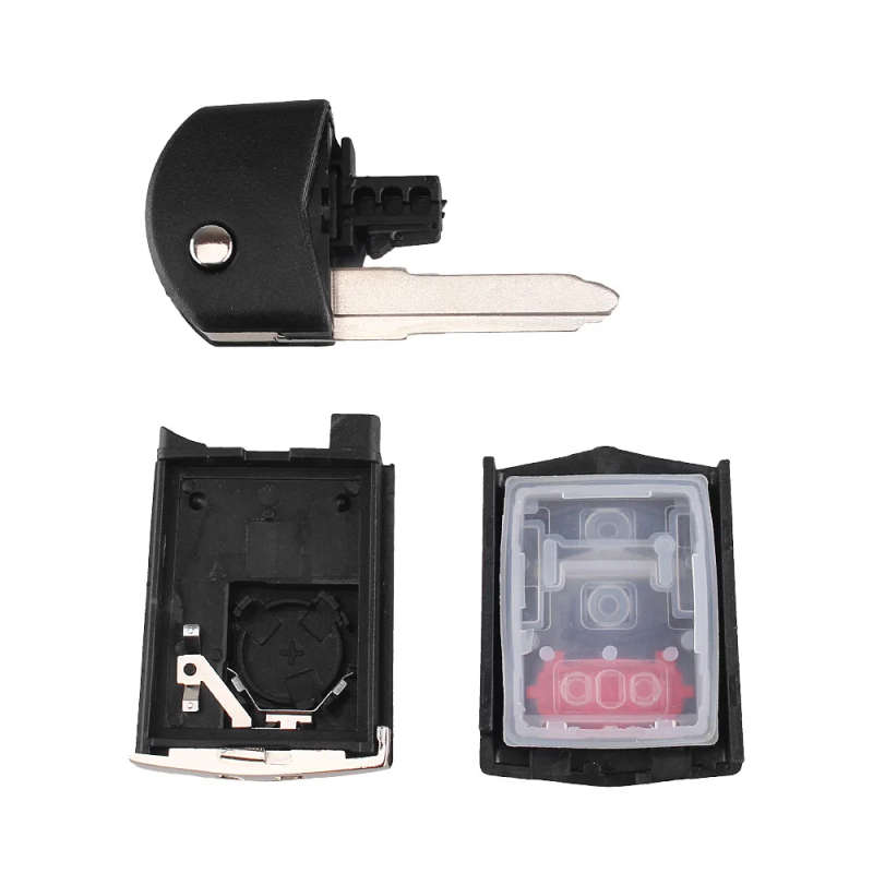 2 +1 3 Button Flip Folding Remote Key Shell Car Case Fob Cover For Mazda 3 5 6 CX5 CX7 CX9 RX8