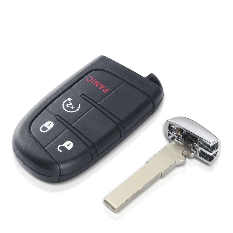 For Jeep Compass Smart Car Remote Key 433Mhz 4A Chip Keyless Entry SIP22 Blade FCCID M3N-40821302