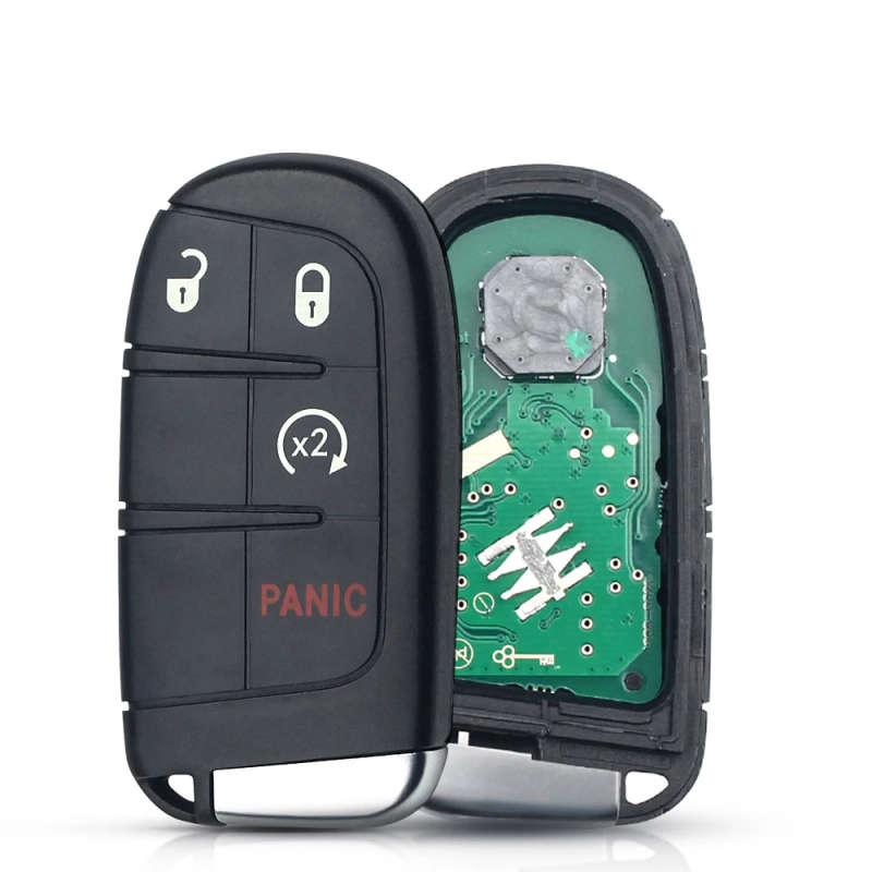 For Jeep Compass Smart Car Remote Key 433Mhz 4A Chip Keyless Entry SIP22 Blade FCCID M3N-40821302