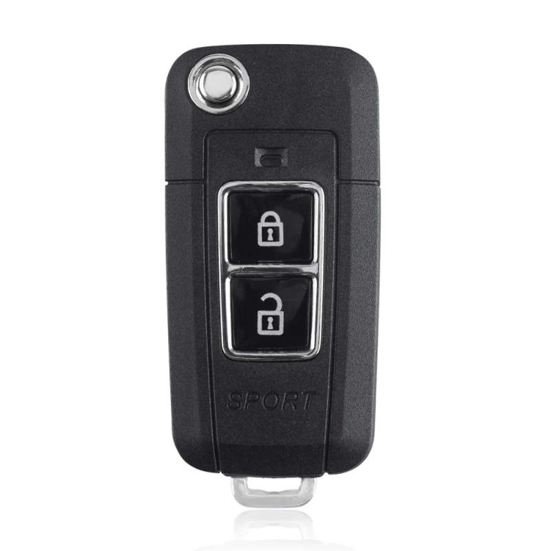 Flip Folding Remote Key Case Shell For Toyota Camry Prado Highlander Yaris Vios Car Key Case