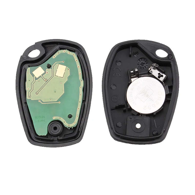 2 Buttons Remote Car Key Case Shell 433MHz PCF7946 Transponder Chip For Renault
