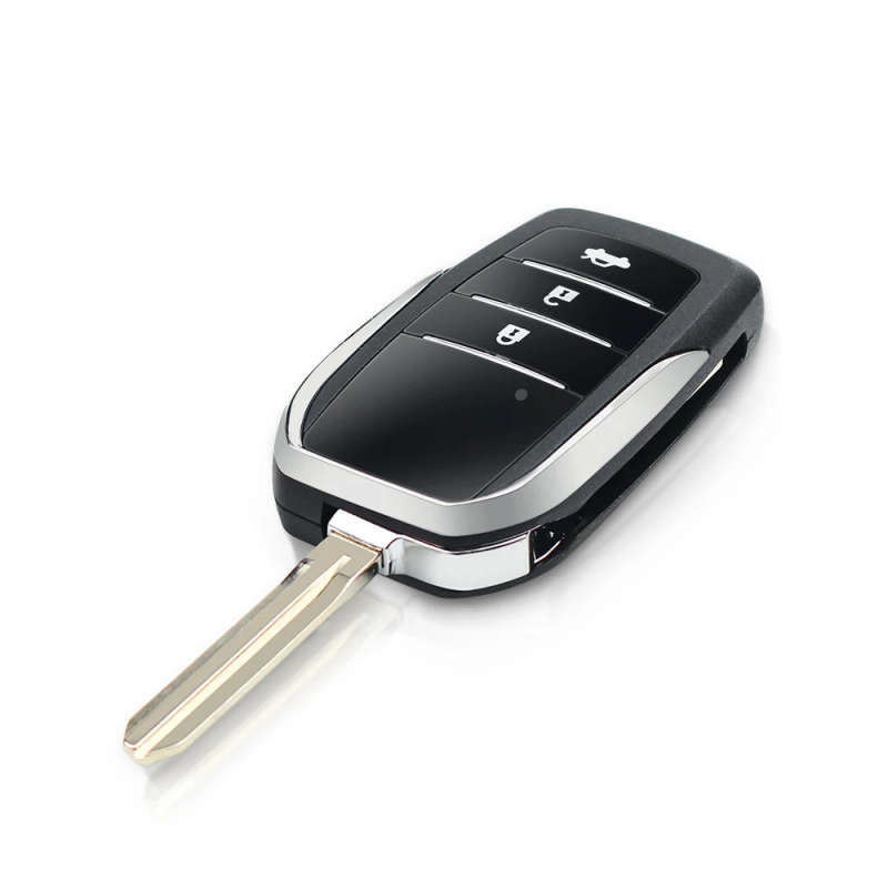 3 Buttons Remote Key Shell Case Fob For Toyota Camry Highlander Prado Highlander Yaris Vios