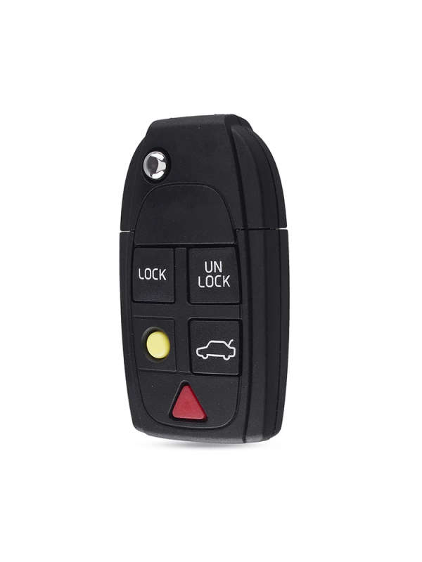5 Buttons Remote Flip Folding Key Shell Case For Volvo XC70 XC90 V50 V70 S60