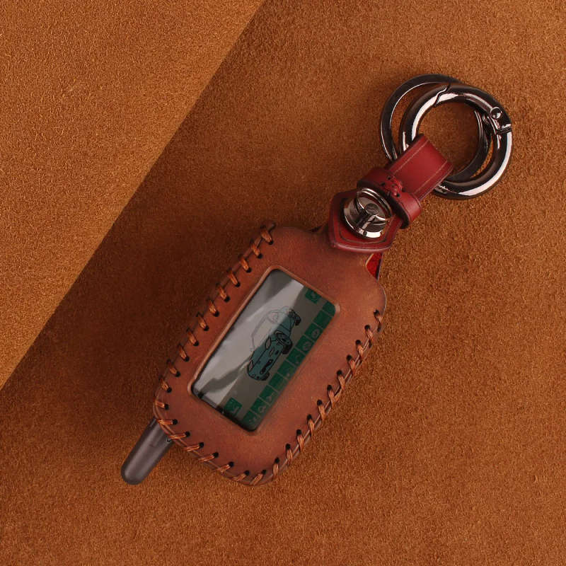 For Starline A9 A6 LCD Remote 2 Way Two Way Car Alarm System Remote Controller Keychain Cover