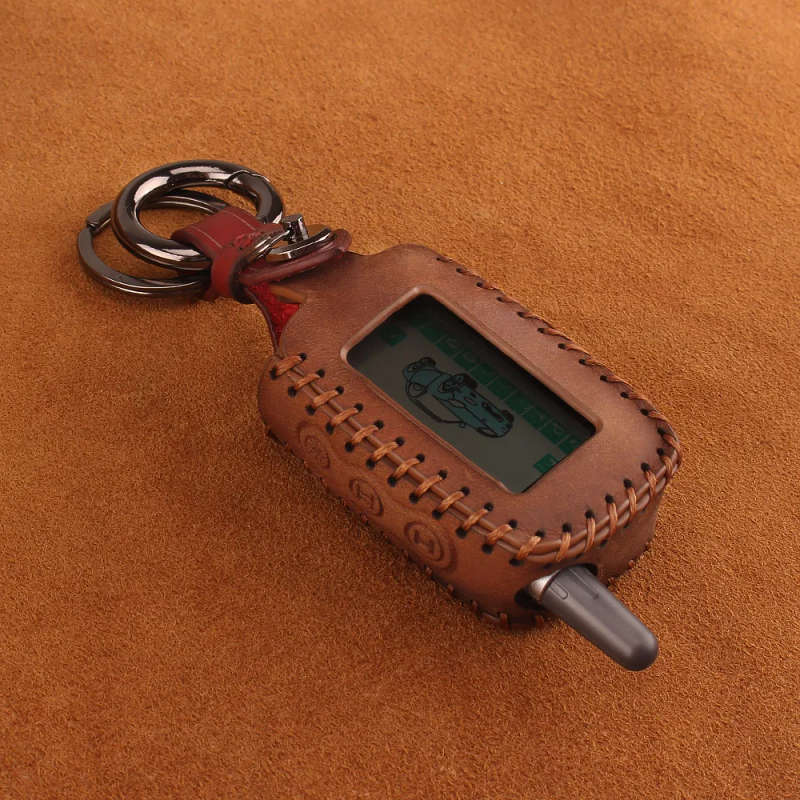 For Starline A9 A6 LCD Remote 2 Way Two Way Car Alarm System Remote Controller Keychain Cover