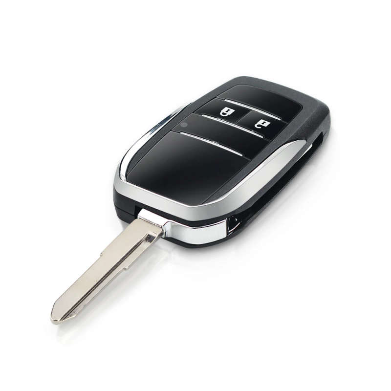 For Toyota Daihatsu Avanza Wigo Grand 2 Buttons Modified Flip Remote Key Shell Case Fob