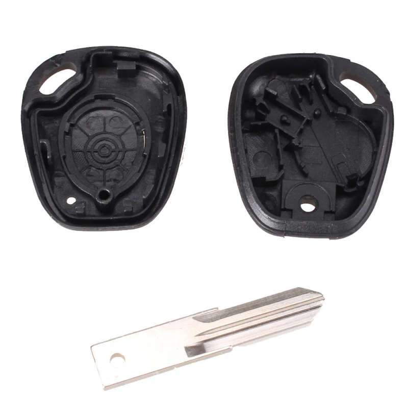 Replacement 1 Button Key Fob Remote Shell Case Uncut Blade For Renault Espace Twingo Clio