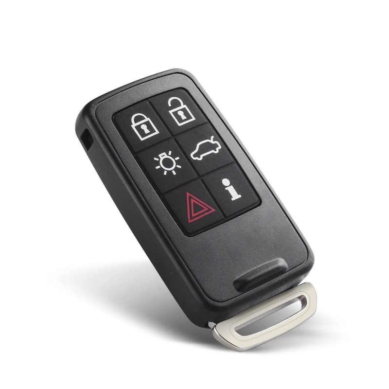 Smart Keyless Remote Key For VOLVO S60 S80 V40 V60 V70 XC60 XC70 433/902MHz FSK 6 Buttons ID46 Chip