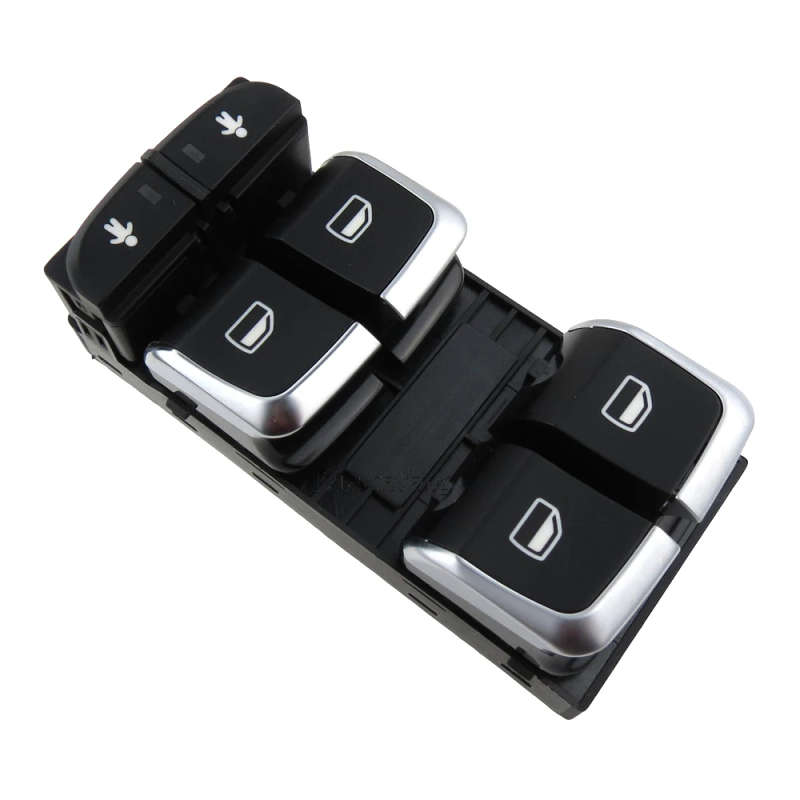 Power Master Electric Window Control Panel Switch Glass Lifter Button For Audi A6 Avant Hybrid Al...