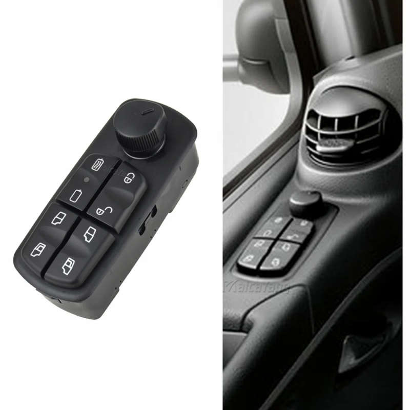 Electric Master Window Switch Console Button For Mercedes-Benz ATEGO AXOR 1998-2013