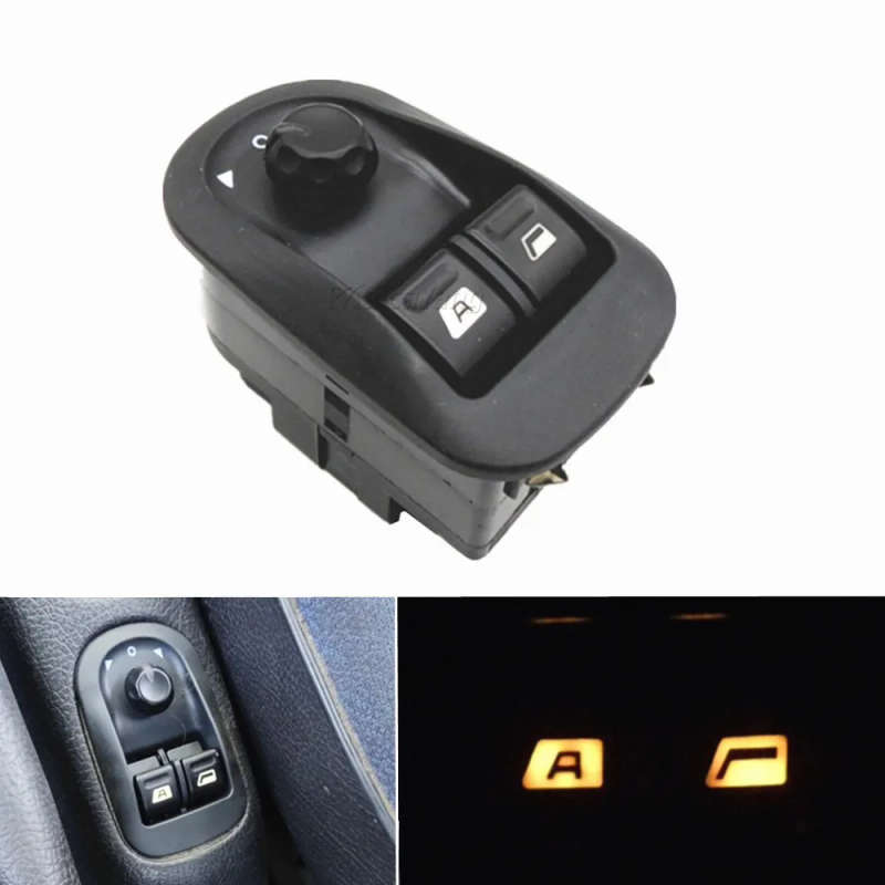 For Peugeot 206 1998-2016 6554.WA Electric Power Window Switch Button 6554WA 6552.WP 96622541XT