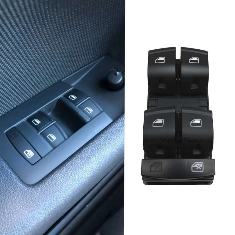 For Audi A3 A3 Sportback A6 C6 Sedan Q7 4F0 Electric Power Panel Window Master Control Switch Button
