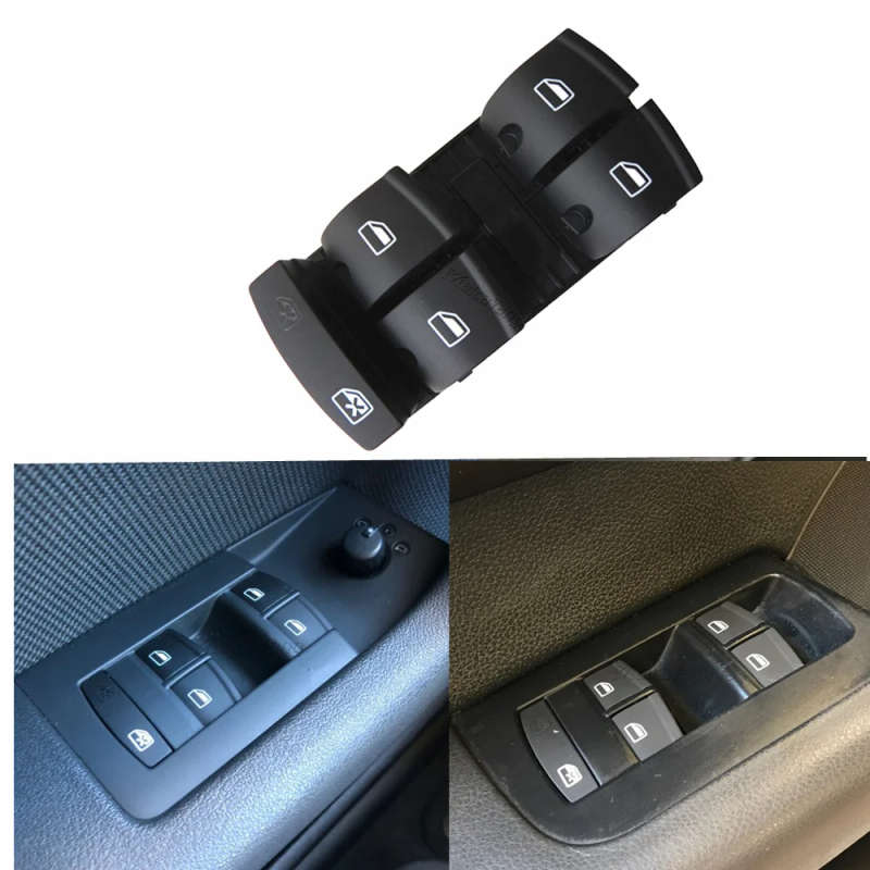 For Audi A3 A3 Sportback A6 C6 Sedan Q7 4F0 Electric Power Panel Window Master Control Switch Button