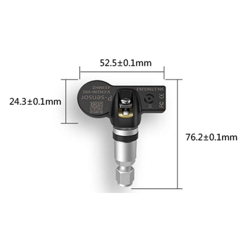 TPMS Tire Pressure Monitoring Alarm System Wireless Built-in External Wheel Tyre USB Sensors For ...