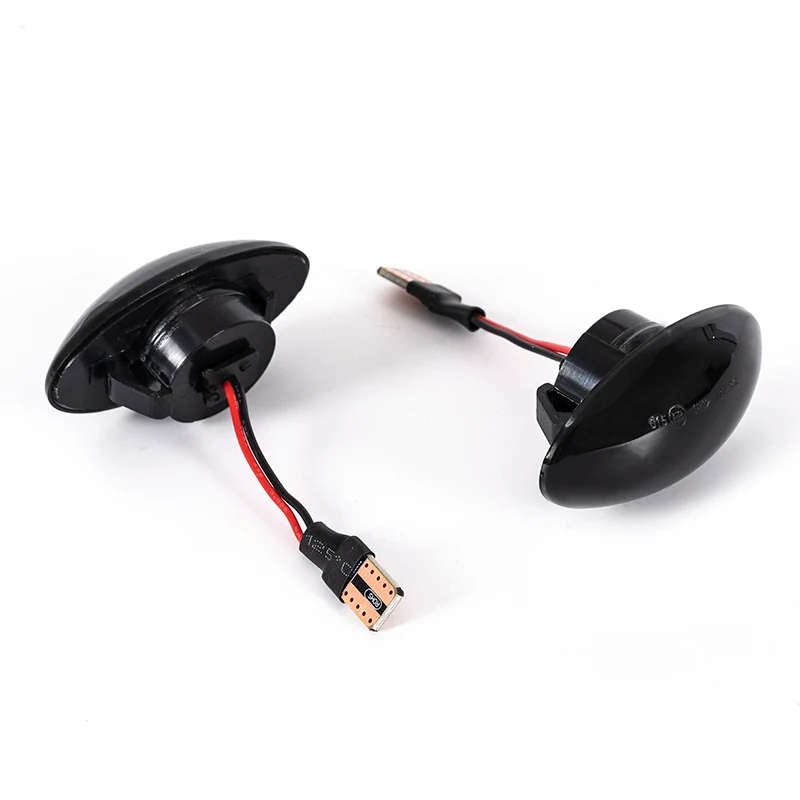 LED Side Marker Turn Signal Light Flowing Water Repeater Indicator Dynamic Blinker Fit For BMW MI...
