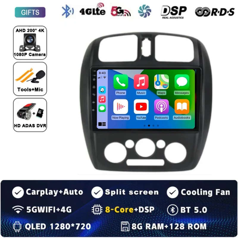 10.1" Android 13 4G+WIFI GPS 2din Car Radio Multimidia Video Player Navigation For SKODA Octavia ...
