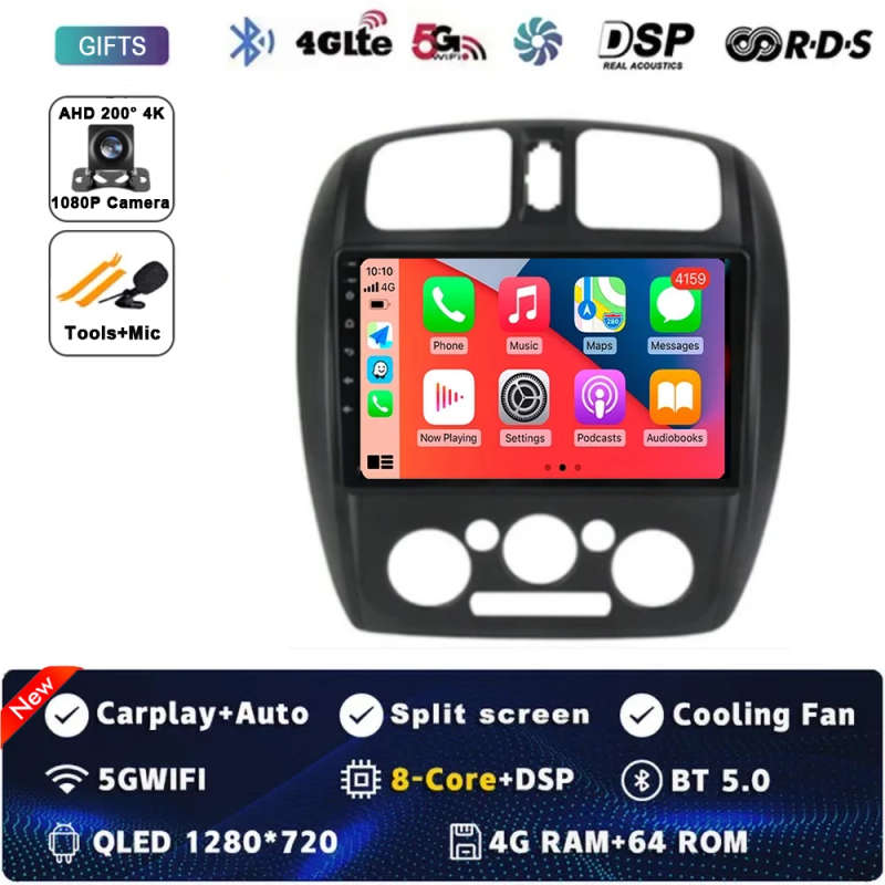 10.1" Android 13 4G+WIFI GPS 2din Car Radio Multimidia Video Player Navigation For SKODA Octavia ...