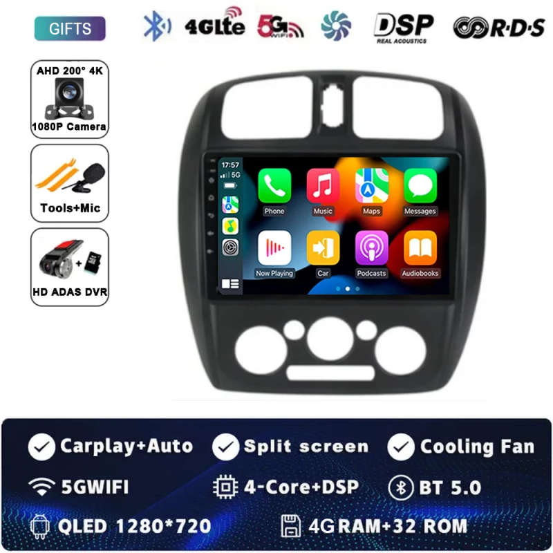10.1" Android 13 4G+WIFI GPS 2din Car Radio Multimidia Video Player Navigation For SKODA Octavia ...