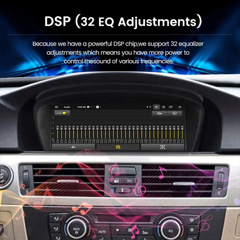 10.25" Android Wireless Carplay Multimedia Display Touch Screen for BMW 1/2/3/4 Series F20/F21/F2...