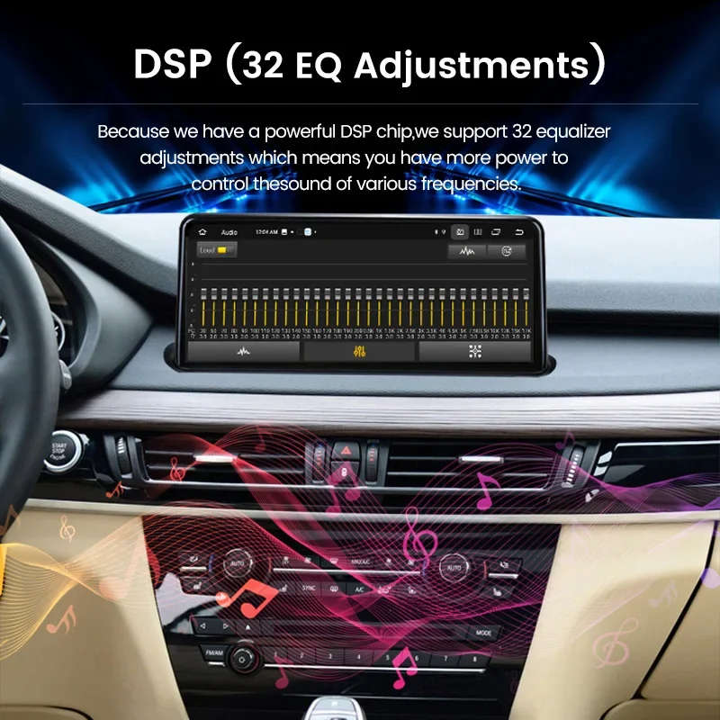 Android 13 Car Radio Multimedia Player 2 DIN for BMW X5 F15 / X6 F16 2007-2017 NBT auto intellige...