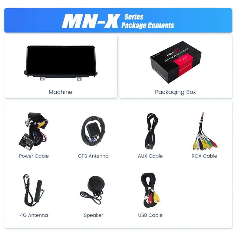 Android 13 Car Radio Multimedia Player 2 DIN for BMW X5 F15 / X6 F16 2007-2017 NBT auto intellige...