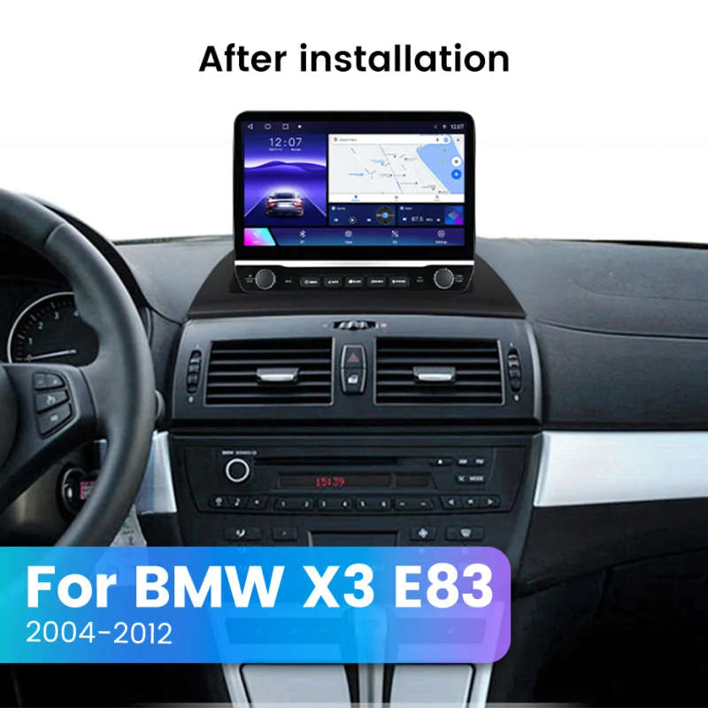 Android 13 car android player touch screen For BMW X3 E83 2004 - 2012 Carplay Auto Multimedia Vid...