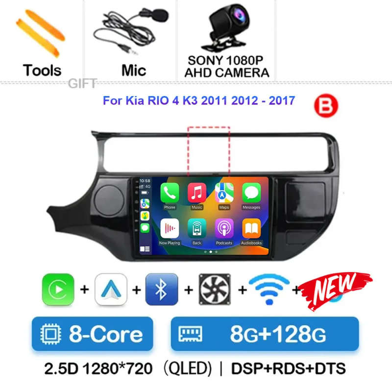 Android 14 Car Radio For Kia Optima 3 K5 And T 2010 2011 2012 2013 2014 2015 Navigation GPS Multi...