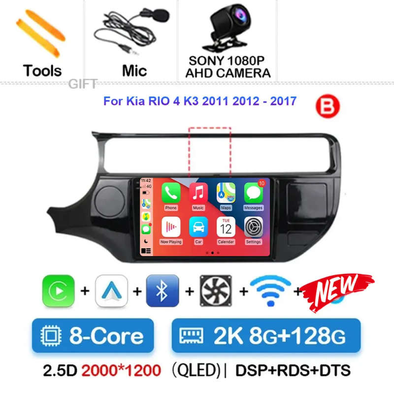 Android 14 Car Radio For Kia Optima 3 K5 And T 2010 2011 2012 2013 2014 2015 Navigation GPS Multi...