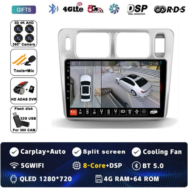 Android 14 Car Radio For Leopaard Feiteng 2007 - 2013 Car Radio Multimedia Video Player Navigatio...